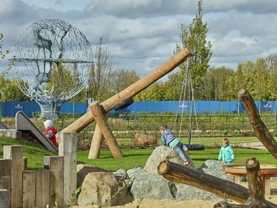 Beaulieu Park, Chelmsford. Image courtesy of Countryside, Landscape design by Randall Thorp