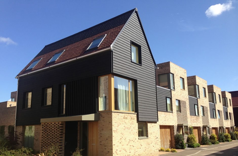 Three storey homes in Great Kneighton provide flexibility for homeowners, allowing room for home working if required.
