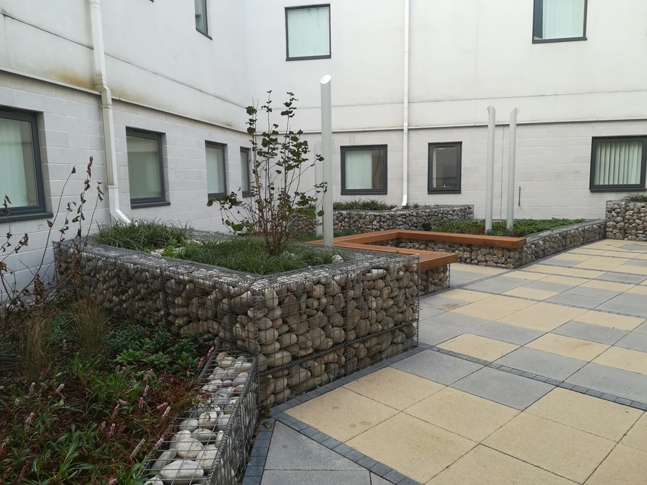 Basildon Hospital Rain Garden (for further information on this case study please refer to the Technical Guidance document page 110)